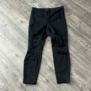 AE Ripped Hi Rise Curvy Jeggings